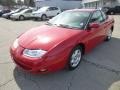 2002 Bright Red Saturn S Series SC2 Coupe  photo #3