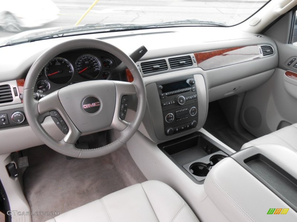 Light Titanium Interior 2012 GMC Yukon SLT 4x4 Photo #77976660