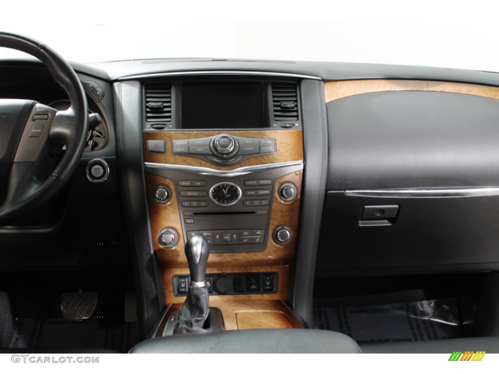 2011 Infiniti QX 56 4WD Graphite Dashboard Photo #77976727