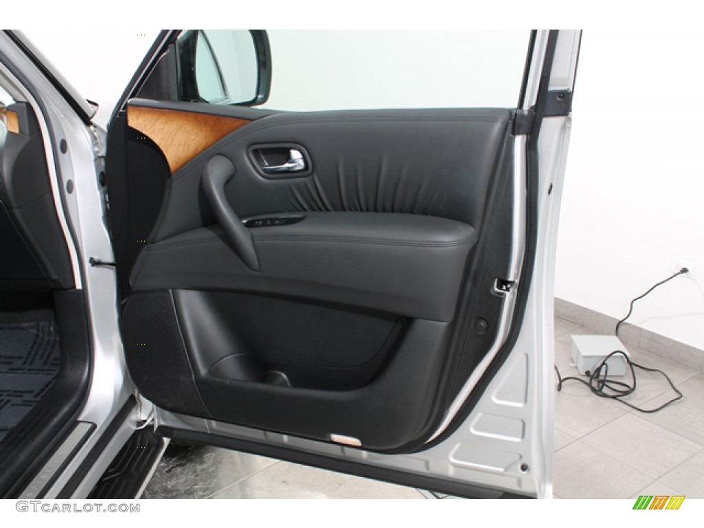 2011 Infiniti QX 56 4WD Graphite Door Panel Photo #77976851
