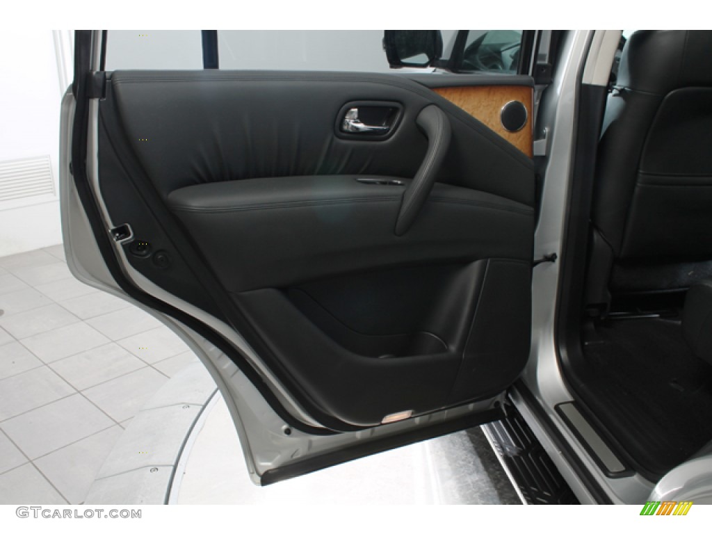 2011 Infiniti QX 56 4WD Graphite Door Panel Photo #77976914