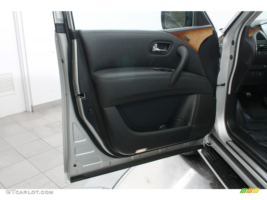 2011 Infiniti QX 56 4WD Graphite Door Panel Photo #77976944