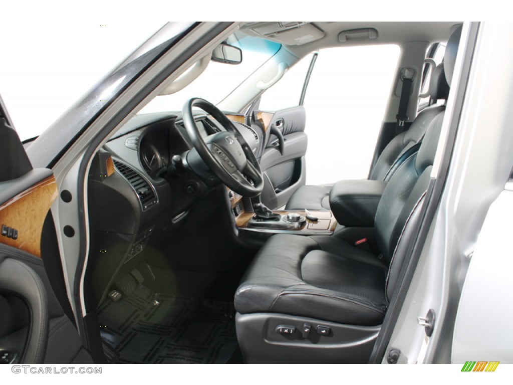 Graphite Interior 2011 Infiniti QX 56 4WD Photo #77977010