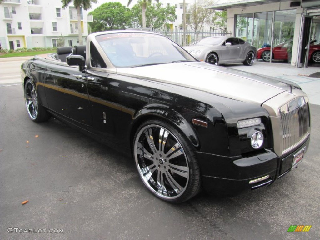 Diamond Black 2008 Rolls-Royce Phantom Drophead Coupe Standard Phantom Drophead Coupe Model Exterior Photo #77977138