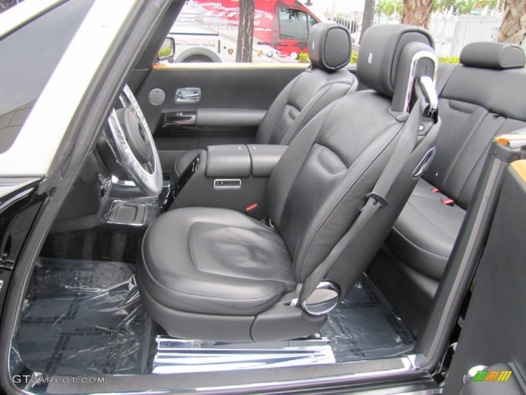 Black Interior 2008 Rolls-Royce Phantom Drophead Coupe Standard Phantom Drophead Coupe Model Photo #77977242