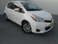 2012 Super White Toyota Yaris L 5 Door  photo #2