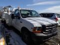 2001 Oxford White Ford F350 Super Duty XL Regular Cab Utility Truck  photo #1