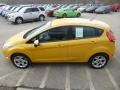 Yellow Blaze Metallic Tri-Coat 2011 Ford Fiesta SES Hatchback Exterior