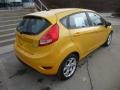 2011 Yellow Blaze Metallic Tri-Coat Ford Fiesta SES Hatchback  photo #8