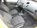  2011 Fiesta SES Hatchback Charcoal Black/Blue Cloth Interior