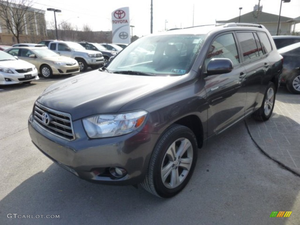 Magnetic Gray Metallic 2008 Toyota Highlander Sport 4WD Exterior Photo #77978347