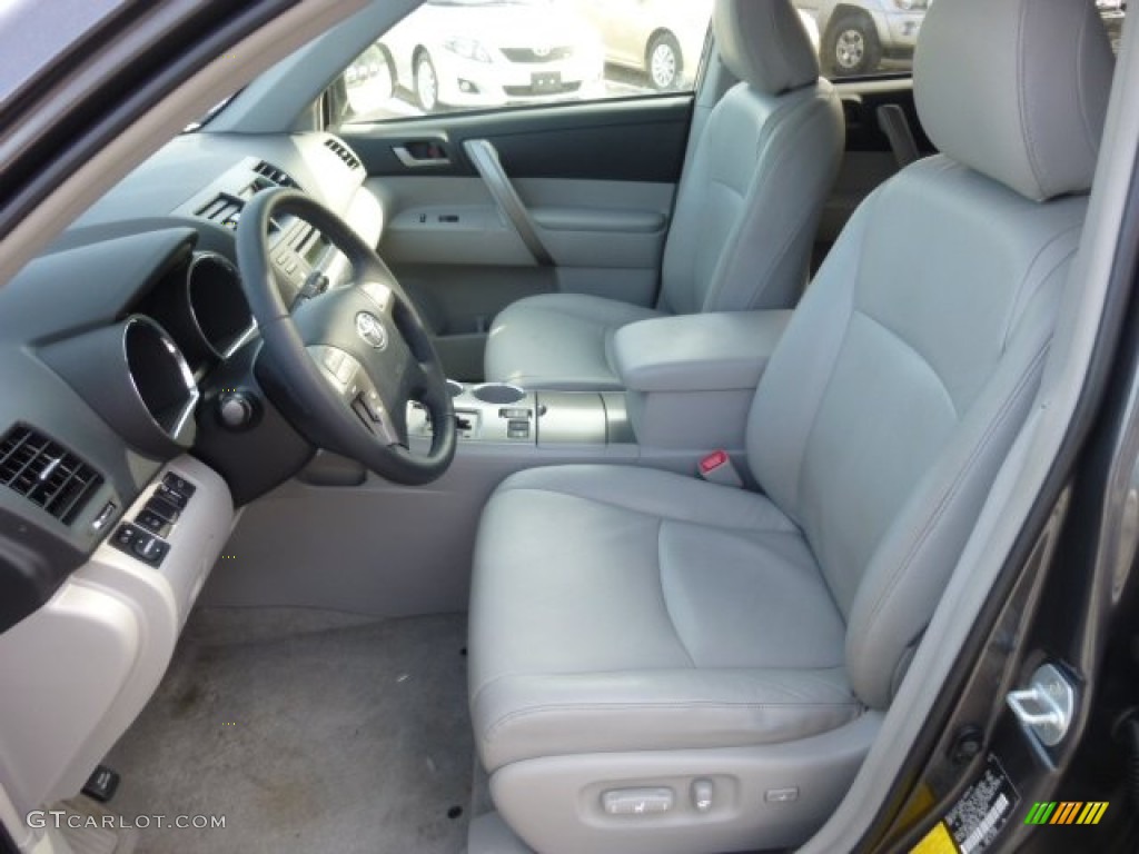 Ash Gray Interior 2008 Toyota Highlander Sport 4WD Photo #77978603