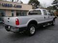 2008 Silver Metallic Ford F250 Super Duty Lariat Crew Cab 4x4  photo #8