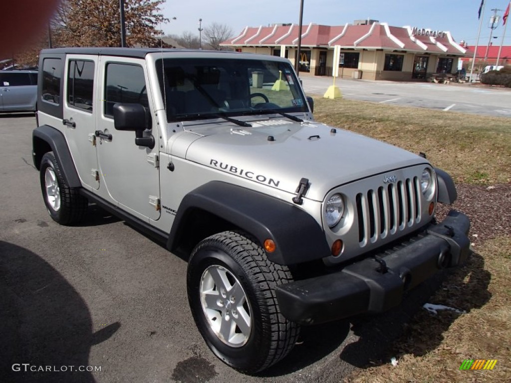Bright Silver Metallic 2007 Jeep Wrangler Unlimited Rubicon 4x4 Exterior Photo #77978745