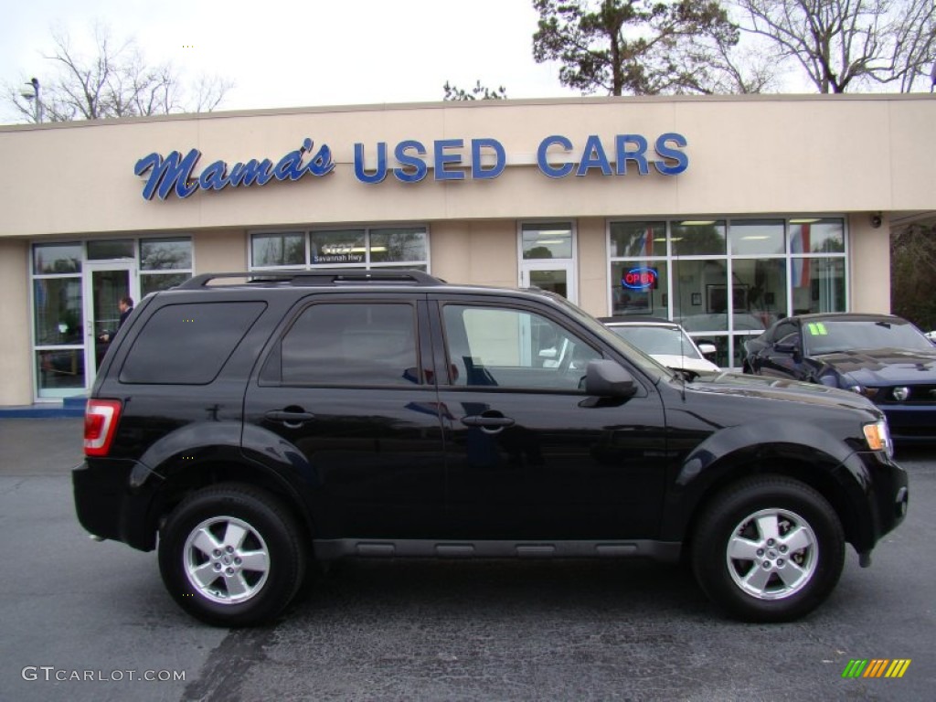 2011 Escape XLT - Tuxedo Black Metallic / Charcoal Black photo #1