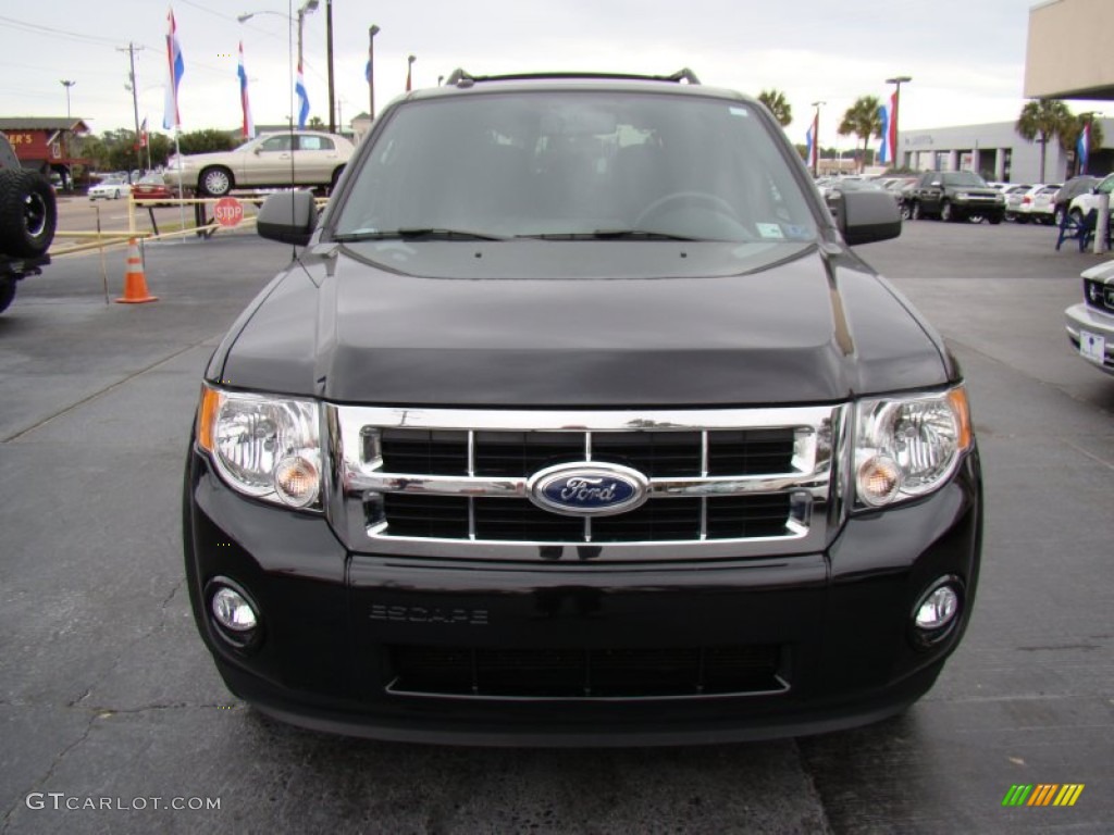 2011 Escape XLT - Tuxedo Black Metallic / Charcoal Black photo #3