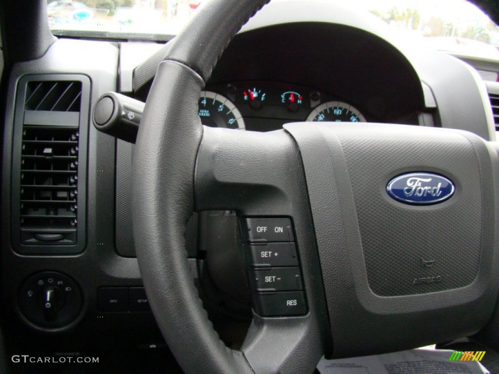 2011 Escape XLT - Tuxedo Black Metallic / Charcoal Black photo #20