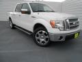 White Platinum Metallic Tri Coat - F150 Lariat SuperCrew Photo No. 1