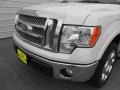 White Platinum Metallic Tri Coat - F150 Lariat SuperCrew Photo No. 10