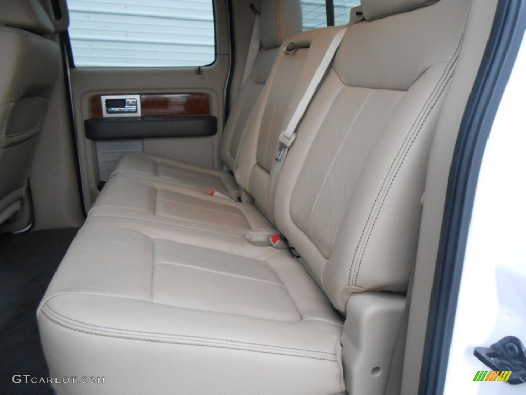 2010 Ford F150 Lariat SuperCrew Rear Seat Photo #77981009