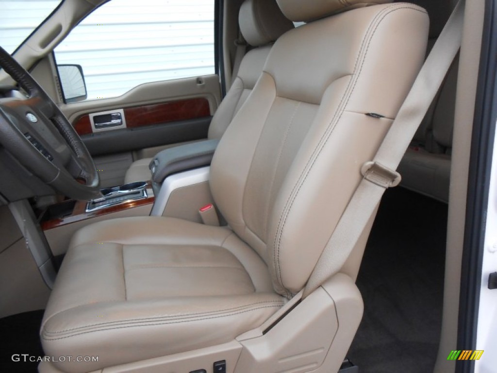 2010 Ford F150 Lariat SuperCrew Front Seat Photo #77981063