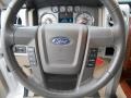 Tan 2010 Ford F150 Lariat SuperCrew Steering Wheel