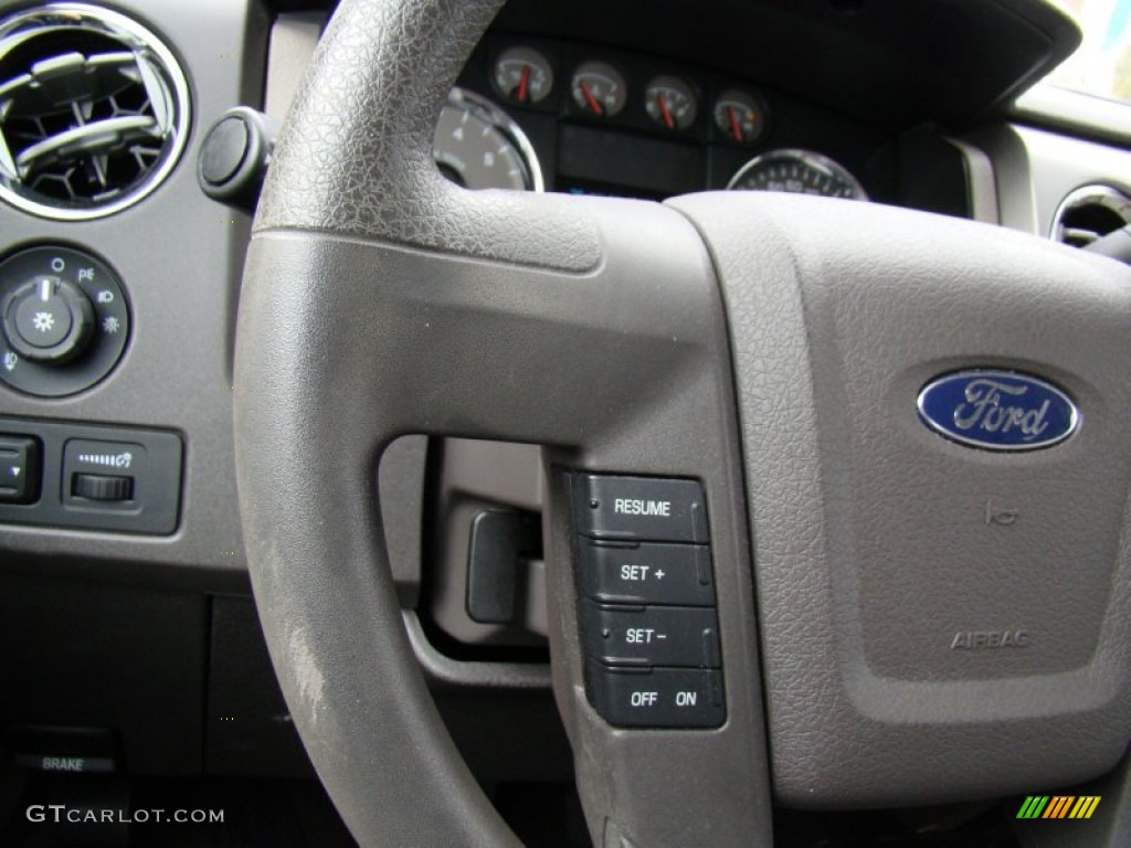 2010 F150 XLT SuperCab - Dark Blue Pearl Metallic / Medium Stone photo #19