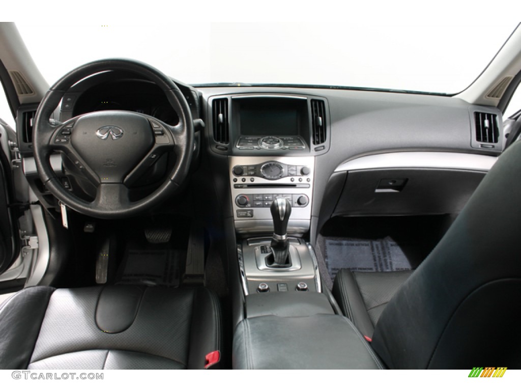 2011 Infiniti G 37 x AWD Sedan Graphite Dashboard Photo #77981802