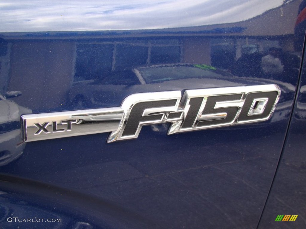 2010 F150 XLT SuperCab - Dark Blue Pearl Metallic / Medium Stone photo #32
