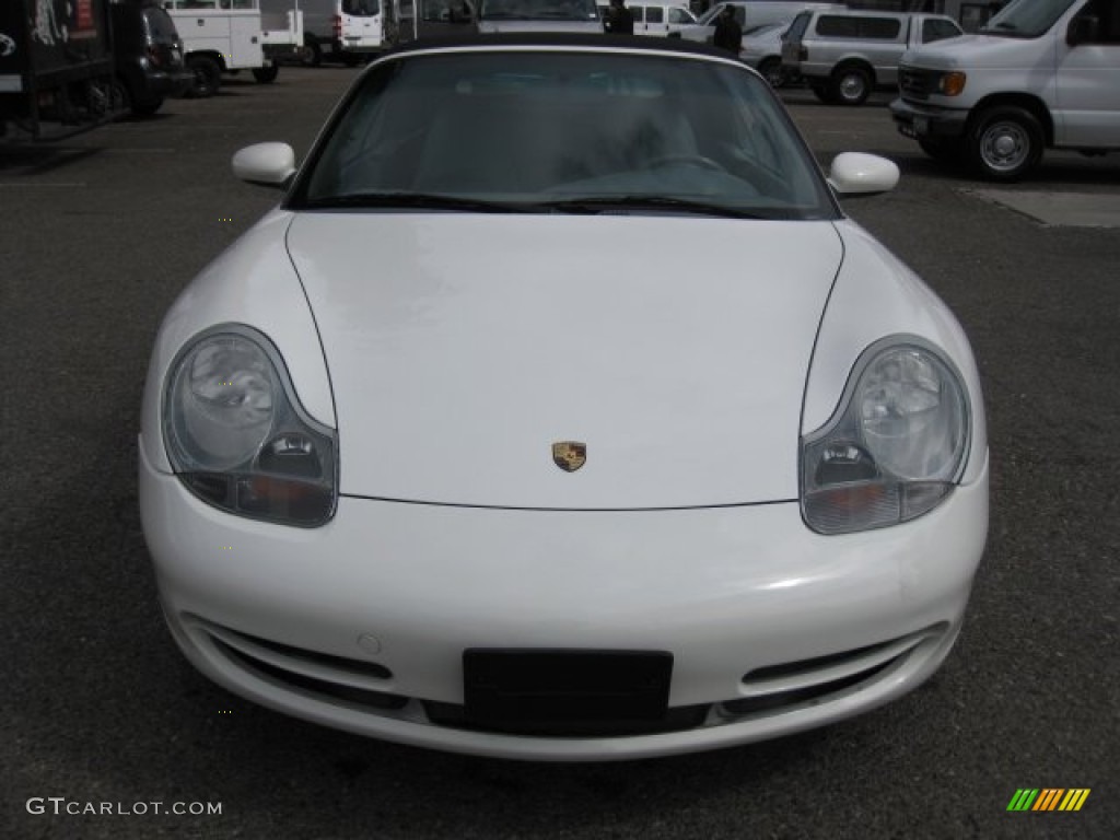 2000 911 Carrera 4 Cabriolet - Biarritz White / Graphite Grey photo #3