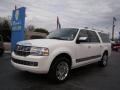 2012 White Platinum Metallic Tri-Coat Lincoln Navigator L 4x4  photo #4