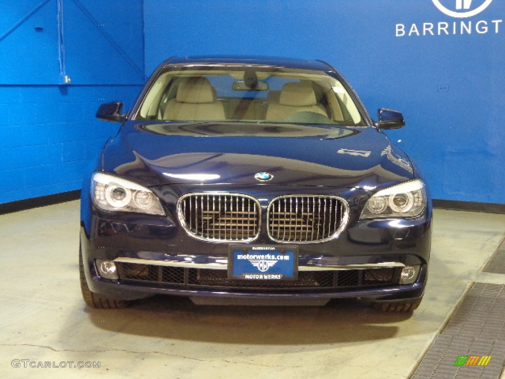 2012 7 Series 750Li xDrive Sedan - Imperial Blue Metallic / Oyster/Black photo #2