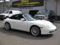 2000 Biarritz White Porsche 911 Carrera 4 Cabriolet  photo #17