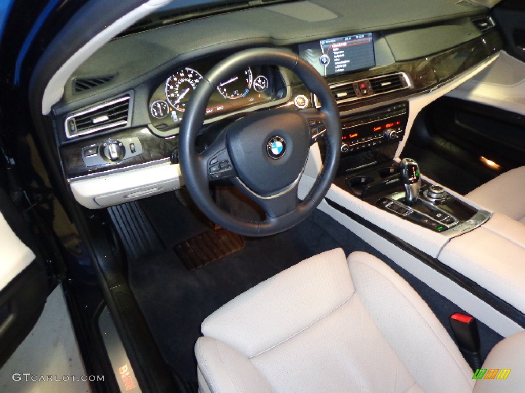 2012 7 Series 750Li xDrive Sedan - Imperial Blue Metallic / Oyster/Black photo #9