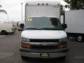Summit White - Express Cutaway 3500 Commercial Moving Van Photo No. 2