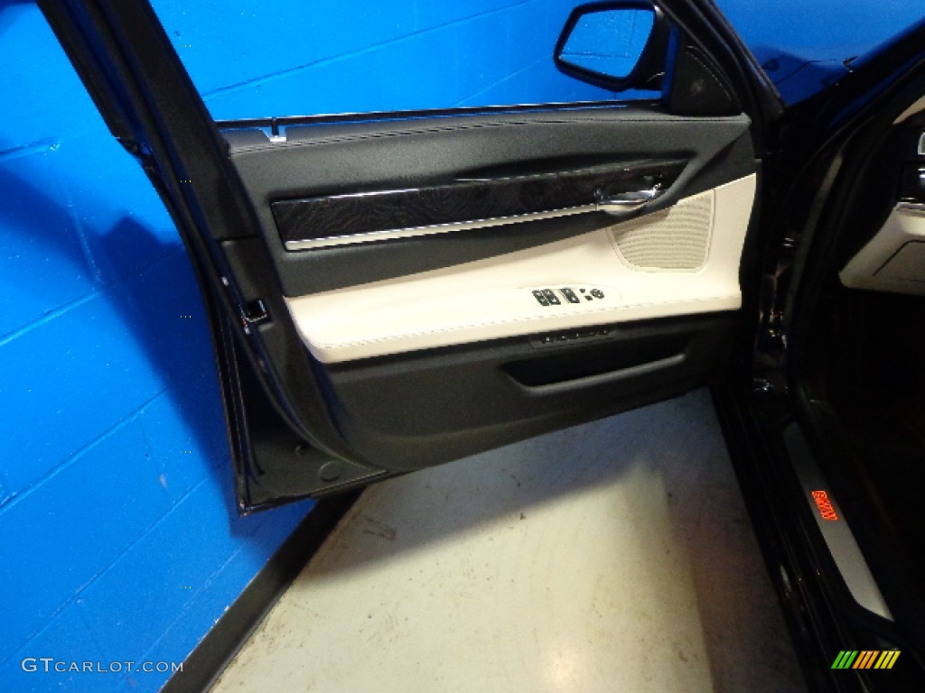 2012 7 Series 750Li xDrive Sedan - Imperial Blue Metallic / Oyster/Black photo #12