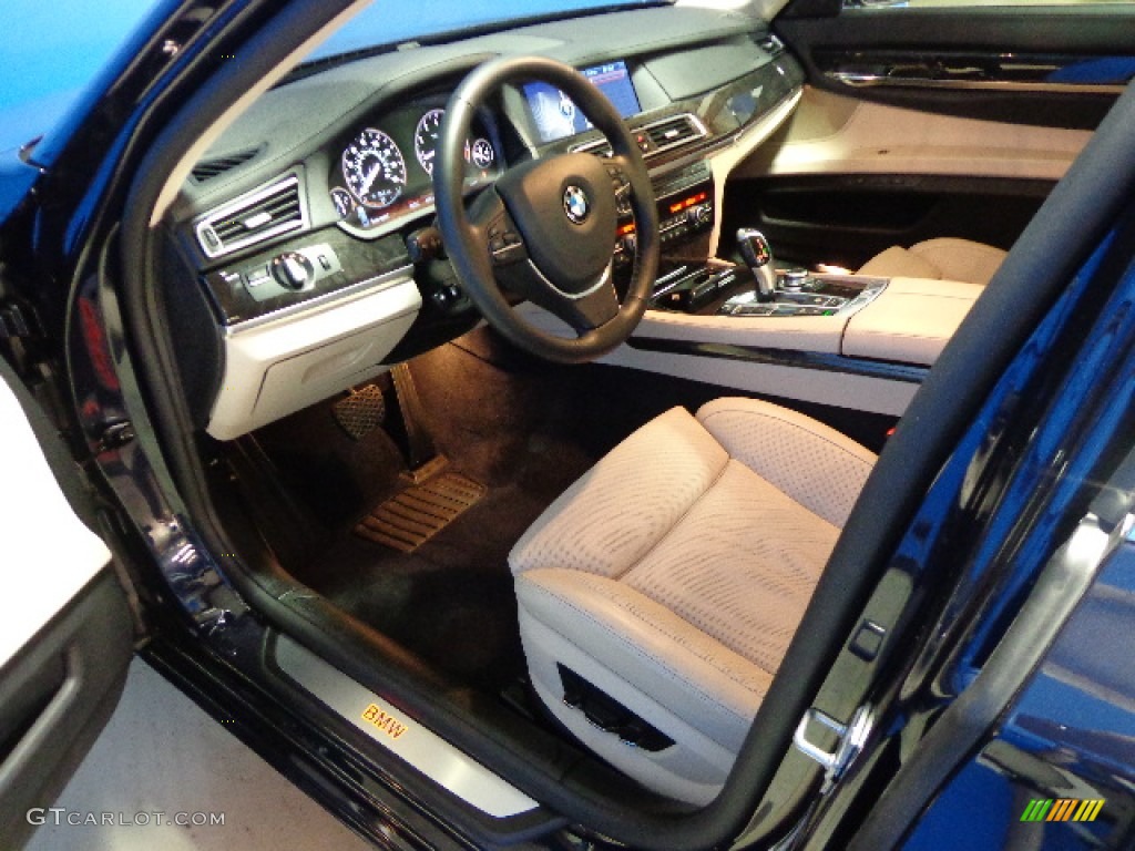 2012 7 Series 750Li xDrive Sedan - Imperial Blue Metallic / Oyster/Black photo #13