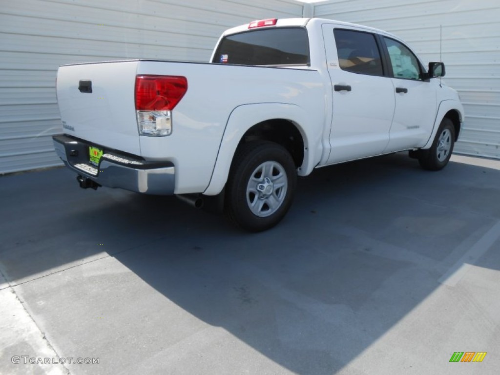 2013 Tundra CrewMax - Super White / Graphite photo #4