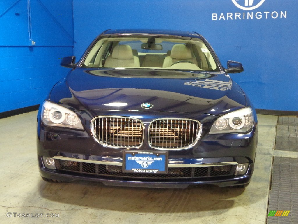 2012 7 Series 750Li xDrive Sedan - Imperial Blue Metallic / Oyster/Black photo #2