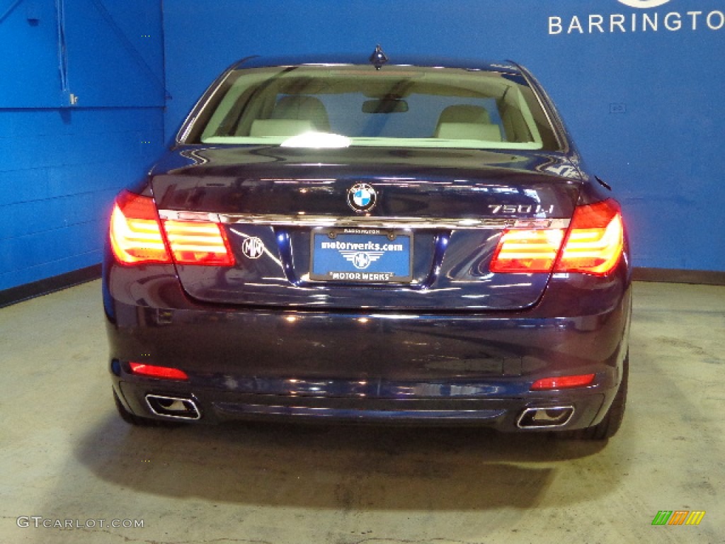 2012 7 Series 750Li xDrive Sedan - Imperial Blue Metallic / Oyster/Black photo #6