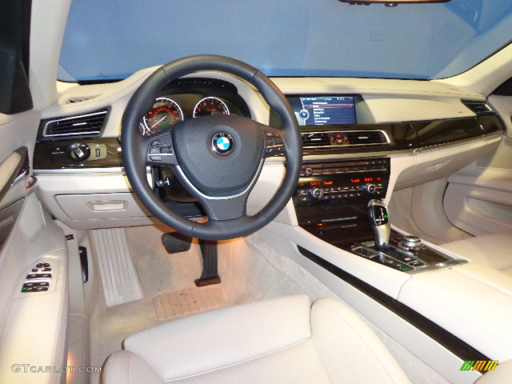 2012 7 Series 750Li xDrive Sedan - Imperial Blue Metallic / Oyster/Black photo #13