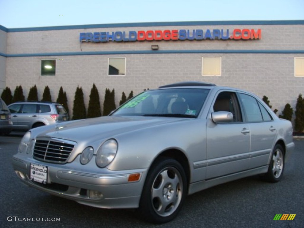 2001 E 430 4Matic Sedan - Brilliant Silver Metallic / Ash photo #1