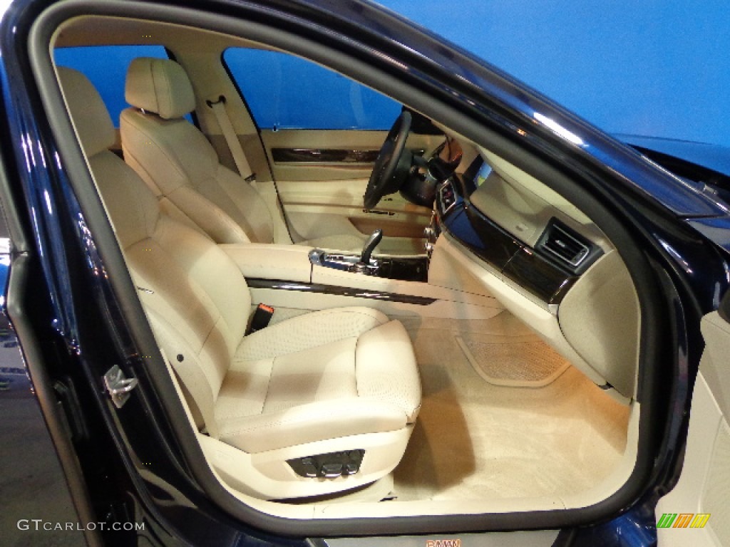 2012 7 Series 750Li xDrive Sedan - Imperial Blue Metallic / Oyster/Black photo #20