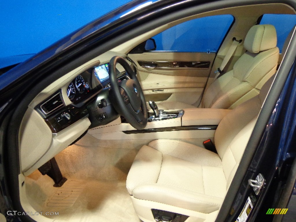 2012 7 Series 750Li xDrive Sedan - Imperial Blue Metallic / Oyster/Black photo #22