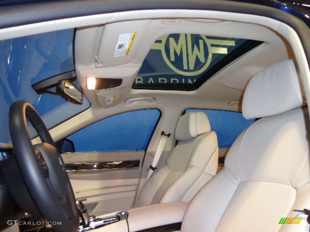 2012 7 Series 750Li xDrive Sedan - Imperial Blue Metallic / Oyster/Black photo #24