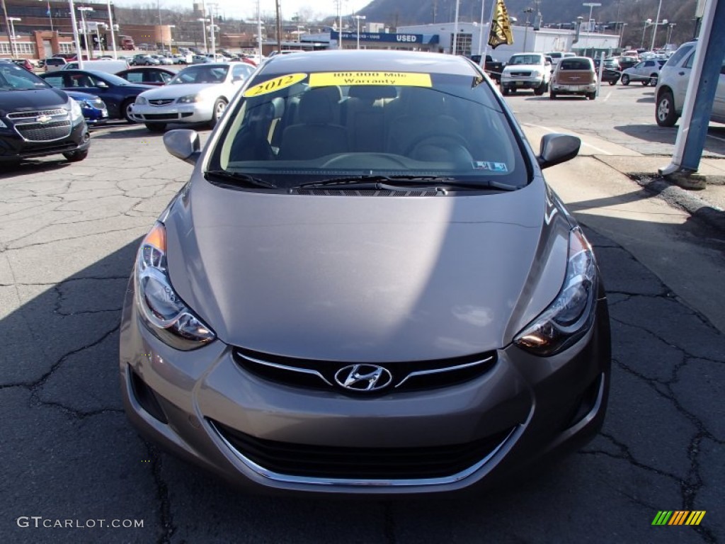 2012 Elantra GLS - Desert Bronze / Beige photo #3