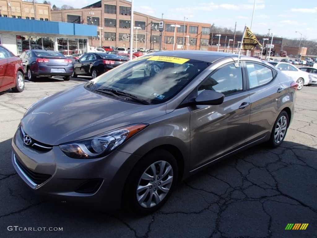 2012 Elantra GLS - Desert Bronze / Beige photo #4