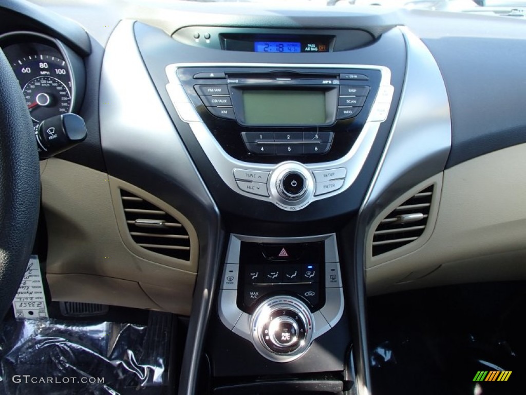 2012 Elantra GLS - Desert Bronze / Beige photo #15