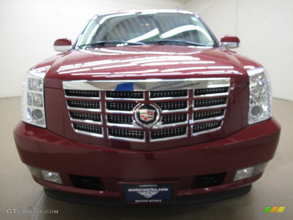 2007 Escalade AWD - Red-E / Cocoa/Light Cashmere photo #2