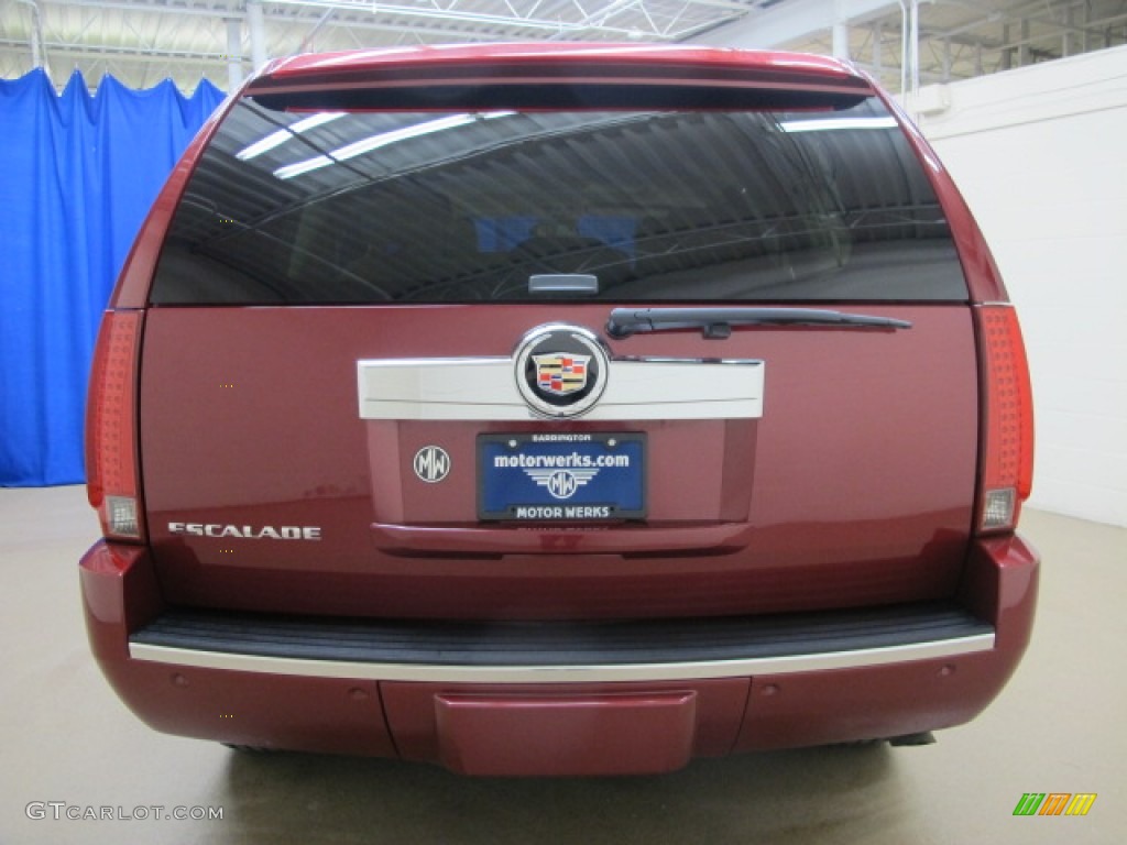 2007 Escalade AWD - Red-E / Cocoa/Light Cashmere photo #6
